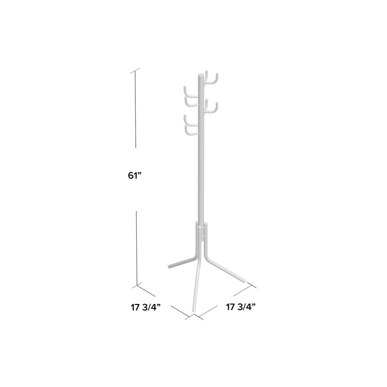 Rebrilliant Iron Freestanding Coat Rack & Reviews Wayfair Canada